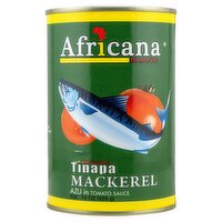 Africana Original Tinapa Mackerel AZU in Tomato Sauce, 15 oz