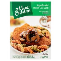 Mon Cuisine Vegan Breaded Chicken Style Cutlet, 10 oz