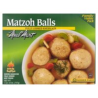 Meal Mart Fully Cooked Kneidlach Matzoh Balls Family Value Pack, 1 lb 10 oz