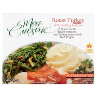 Meal Mart Mon Cuisine Roast Turkey with Stuffing in Gravy, 16 oz