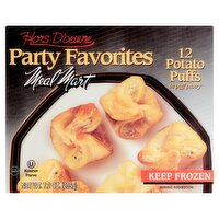 Meal Mart Party Favorites Hors D'oeuvre Potato Puffs in Puff Pastry, 12 count, 7.2 oz