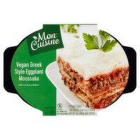 Mon Cuisine Vegan Greek Style Eggplant Moussaka with Mashed Potatoes, 10 oz