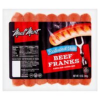 Meal Mart Reduced Fat Beef Franks, 7 count, 12 oz