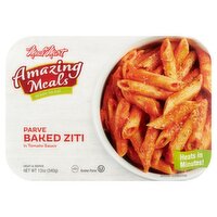 Meal Mart Amazing Meals Ready-to-Eat Parve Baked Ziti in Tomato Sauce, 12 oz