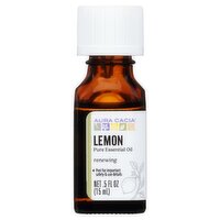 Aura Cacia Lemon Renewing Pure Essential Oil, .5 fl oz