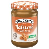 Smucker's Natural Chunky Peanut Butter, 16 oz