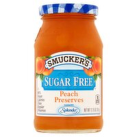 Smucker's Sugar Free Peach Preserves, 12.75 oz