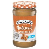 Smucker's Creamy Natural Peanut Butter, 26 oz