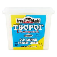 Fresh Made Tbopot Probiotic Old Fashion Farmer Cheese, 16 oz