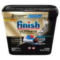 Finish Powerball Ultimate Automatic Dishwasher Detergent, 38 count, 15.4 oz