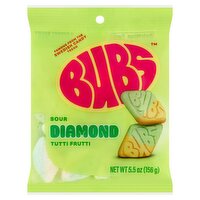 Bubs Sour Diamond Tutti Frutti Candy, 5.5 oz