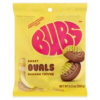 Bubs Sweet Ovals Banana Toffee Candy, 5.5 oz