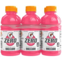 Gatorade Zero Zero Sugar Thirst Quencher Berry 12 Fl Oz 6 Count