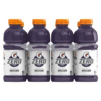 Gatorade Zero Grape Zero Sugar Thirst Quencher, 20 fl oz, 8 count