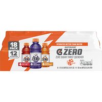 Gatorade Zero Zero Sugar Thirst Quencher Variety Pack 12 Fl Oz, 18 Count