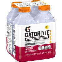 Gatorade Gatorlyte Electrolyte Beverage Cherry Lime 20 Fl Oz 4 Count