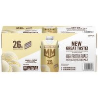 Muscle Milk High Protein Shake with Ultra-Filtered Milk Vanilla Crème 11 FL Oz X 12