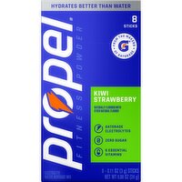 Propel Electrolyte Water Beverage Mix Kiwi Strawberry 0.11 Oz X 8