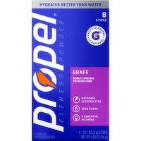 Propel Electrolyte Water Beverage Mix Grape 0.11 Oz X 8