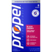 Propel Electrolyte Water Beverage Mix Black Cherry 0.11 Oz X 8