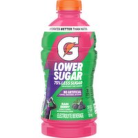 Gatorade Lower Sugar Electrolyte Beverage Rain Berry 28 Fl Oz, 28 Fluid ounce