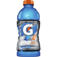 Gatorade Fierce Thirst Quencher Blue Cherry Artificially Flavored 28 Fl Oz