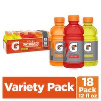 Gatorade Thirst Quencher Variety Pack 12 Fl Oz, 18 Count
