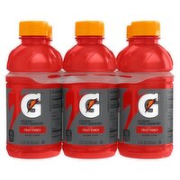 Gatorade Fruit Punch Thirst Quencher, 12 fl oz, 6 count