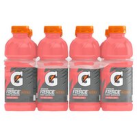 Gatorade Fierce Bold & Intense Fruit Punch + Berry Thirst Quencher, 20 fl oz, 8 count