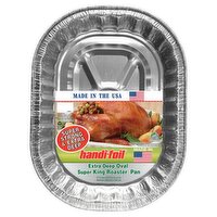 HANDI FOIL EXTRA DEEP OVAL SUPER KING ROASTER PAN, 1 Each