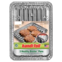 HANDI FOIL HEALTHY BROILER PANS 3CT, 3 Each