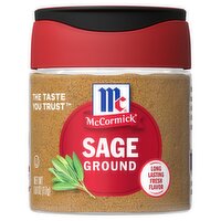 McCormick Ground Sage, 0.6 oz, 0.6 Ounce