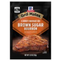 McCormick Grill Mates Brown Sugar Bourbon Marinade Mix, 1.25 oz, 1 Ounce