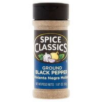 Spice Classics Ground Black Pepper, 1.87 oz, 1.87 Ounce