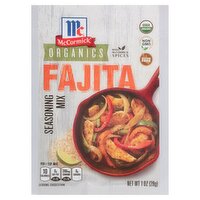 McCormick Organics Fajita Seasoning Mix, 1 oz, 1 Ounce