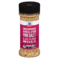 McCormick Himalayan Pink Salt with Black Pepper and Garlic All Purpose Seasoning, 6.5 oz, 6.5 Ounce