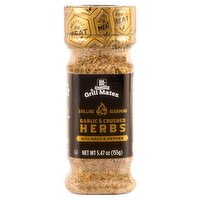 McCormick Grill Mates Garlic & Crushed Herbs with Salt & Pepper Grilling Seasoning, 5.47 oz