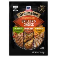 McCormick Grill Mates Griller's Choice Chicken Marinade Mix, 1.12 oz