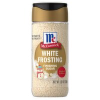 McCormick White Frosting Finishing Sugar Limited Edition, 3.81 oz