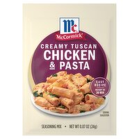 McCormick Creamy Tuscan Chicken & Pasta Seasoning Mix, 0.87 oz