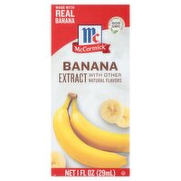 McCormick Banana Extract, 1 fl oz, 1 Fluid ounce