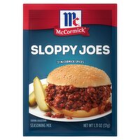 McCormick Sloppy Joes Seasoning Mix, 1.31 oz, 1.31 Ounce