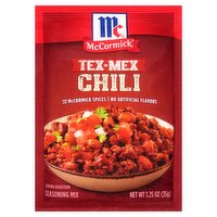 McCormick Tex-Mex Chili Seasoning Mix, 1.25 oz, 1.25 Ounce