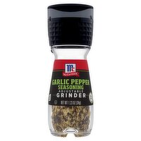 McCormick Garlic Pepper Seasoning Adjustable Grinder, 1.23 oz, 1.23 Ounce