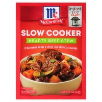 McCormick Slow Cooker Hearty Beef Stew Seasoning Mix, 1.5 oz