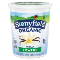 Stonyfield Organic Lowfat Yogurt, Vanilla, 32 oz., 32 Ounce