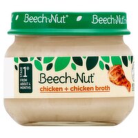 Beech-Nut Chicken + Chicken Broth Baby Food, Stage 1, From About 4 Months, 2.5 oz