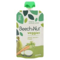 Beech-Nut Veggies Carrot, Zucchini & Pear Baby Food, Stage 2, From About 6 Months, 3.5 oz