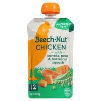 Beech-Nut Chicken with Carrots, Peas & Butternut Squash Baby Food, Stage 2, 6+ Months, 3.5 oz