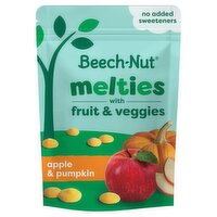 Beech-Nut Apple & Pumpkin Melties with Fruit & Veggies, for Gum Mashing Baby, 1 oz